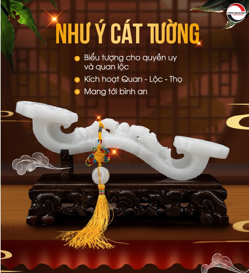 Như Ý Cát Tường có nhiều công dụng đặc biệt trong công danh sự nghiệp