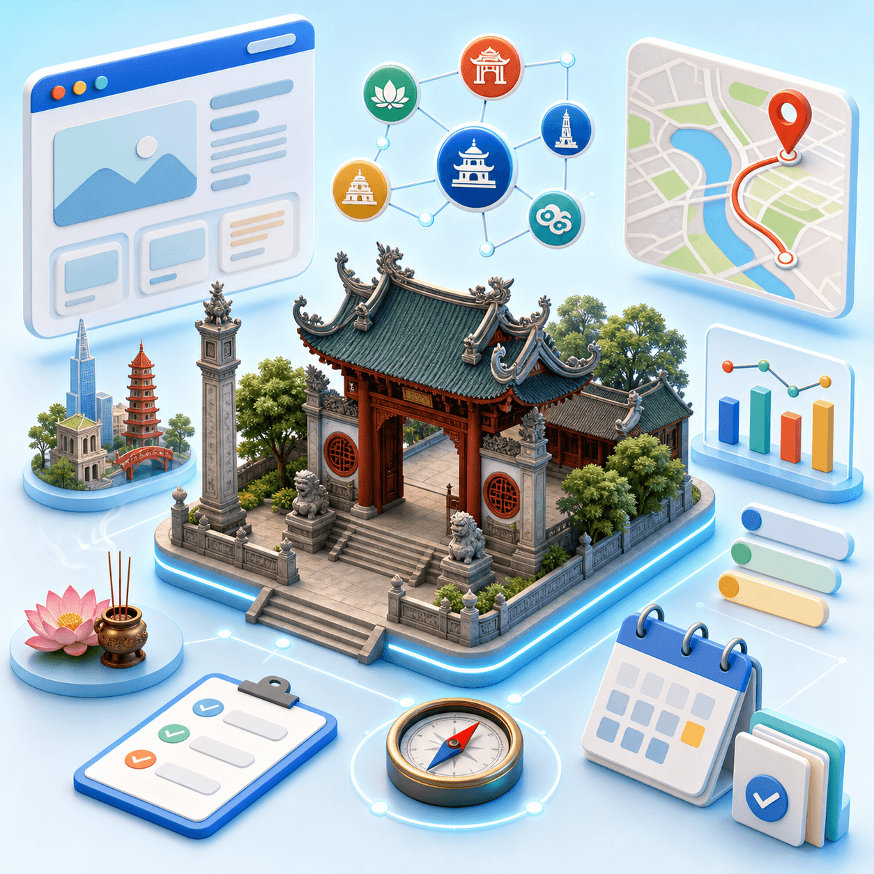 Giới thiệu tổng quan về đền Quan Thánh