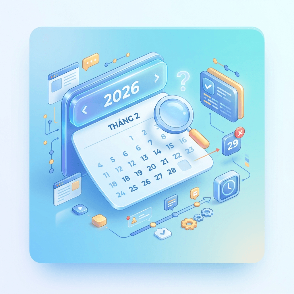 Năm nhuận 2026 có ngày 29 tháng 2 không?