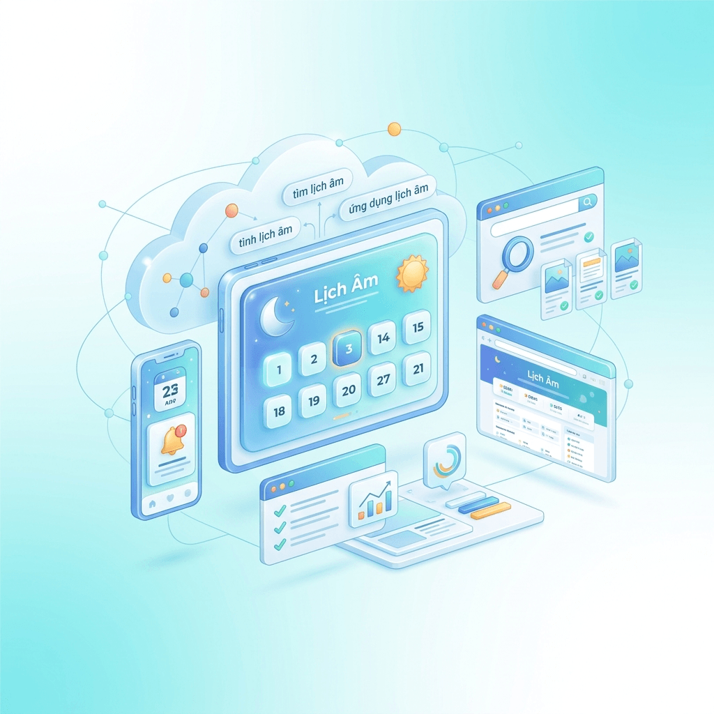 Ứng dụng và trang web hữu ích cho việc tham khảo lịch âm