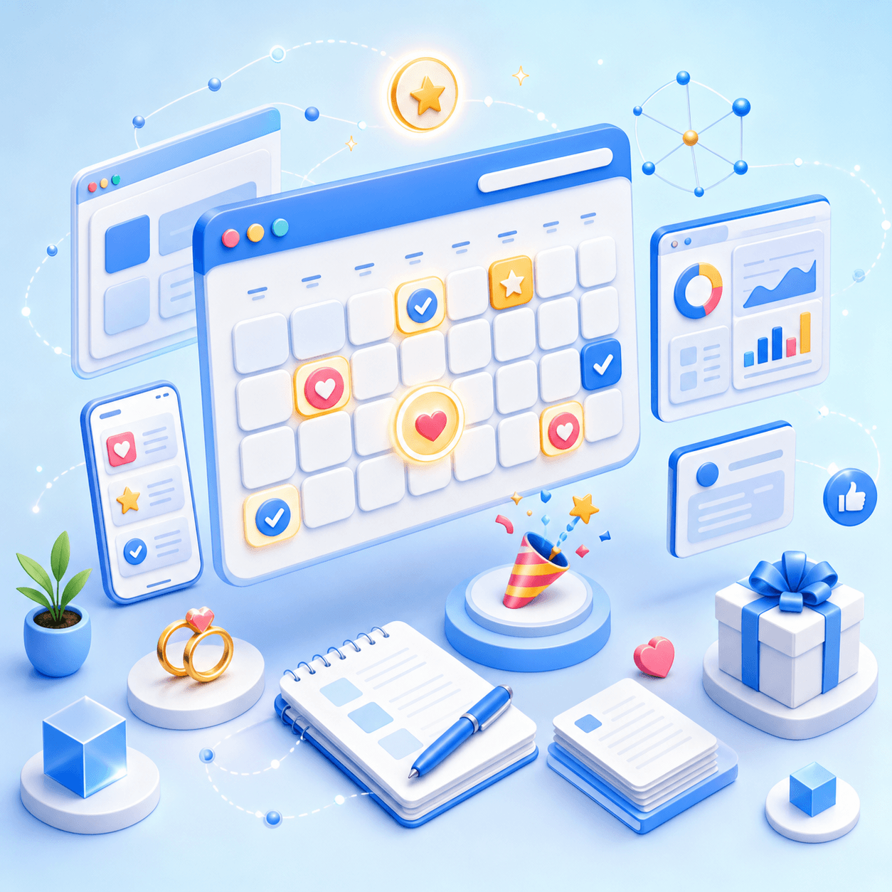 Các ứng dụng và trang web hỗ trợ tìm ngày đẹp cho sự kiện