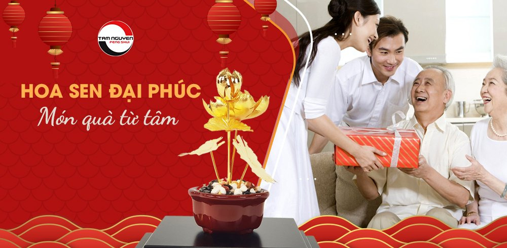 Hoa Sen Đại Phúc tại Phong thuỷ Tam Nguyên